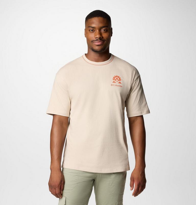 Men's Landroamer Short Sleeve Crew, Color: Dark Stone, image 1