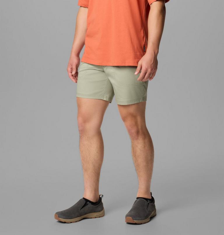 Shorts de sarga Landroamer para hombre, Color: Safari, image 4