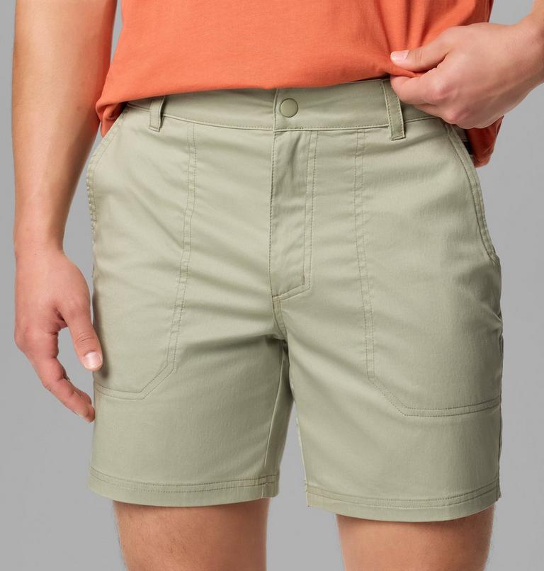 Shorts de sarga Landroamer para hombre, Color: Safari, image 5
