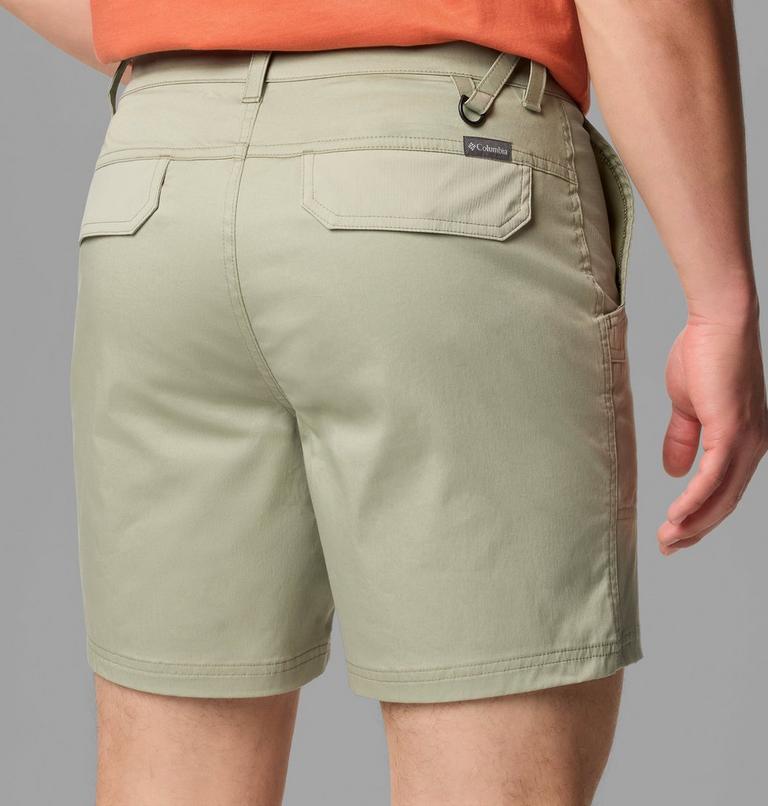Shorts de sarga Landroamer para hombre, Color: Safari, image 6