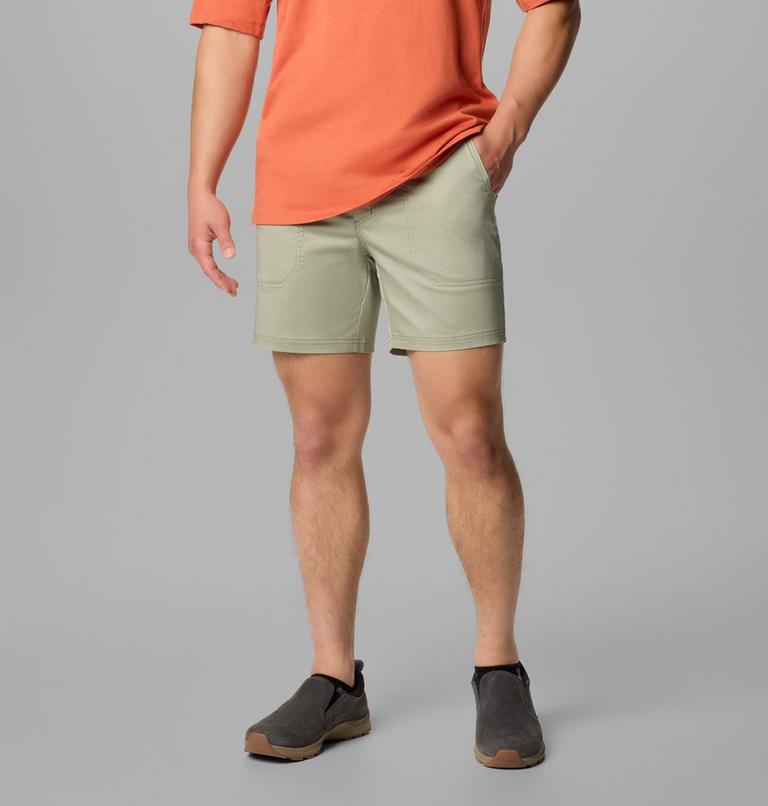 Shorts de sarga Landroamer para hombre, Color: Safari, image 1