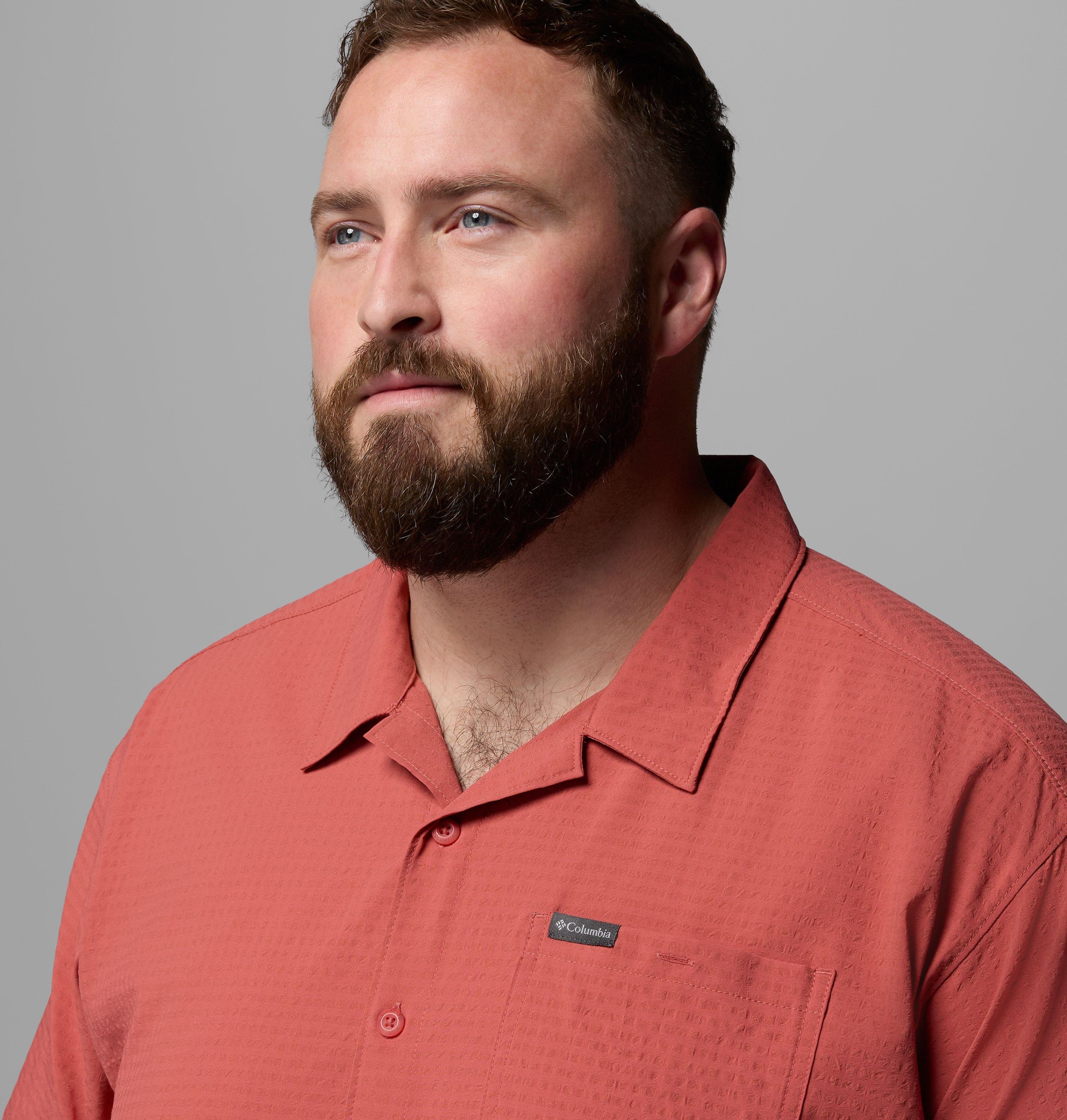Men's Utilizer Short Sleeve Camp Shirt - Big | 643 | 3X 5