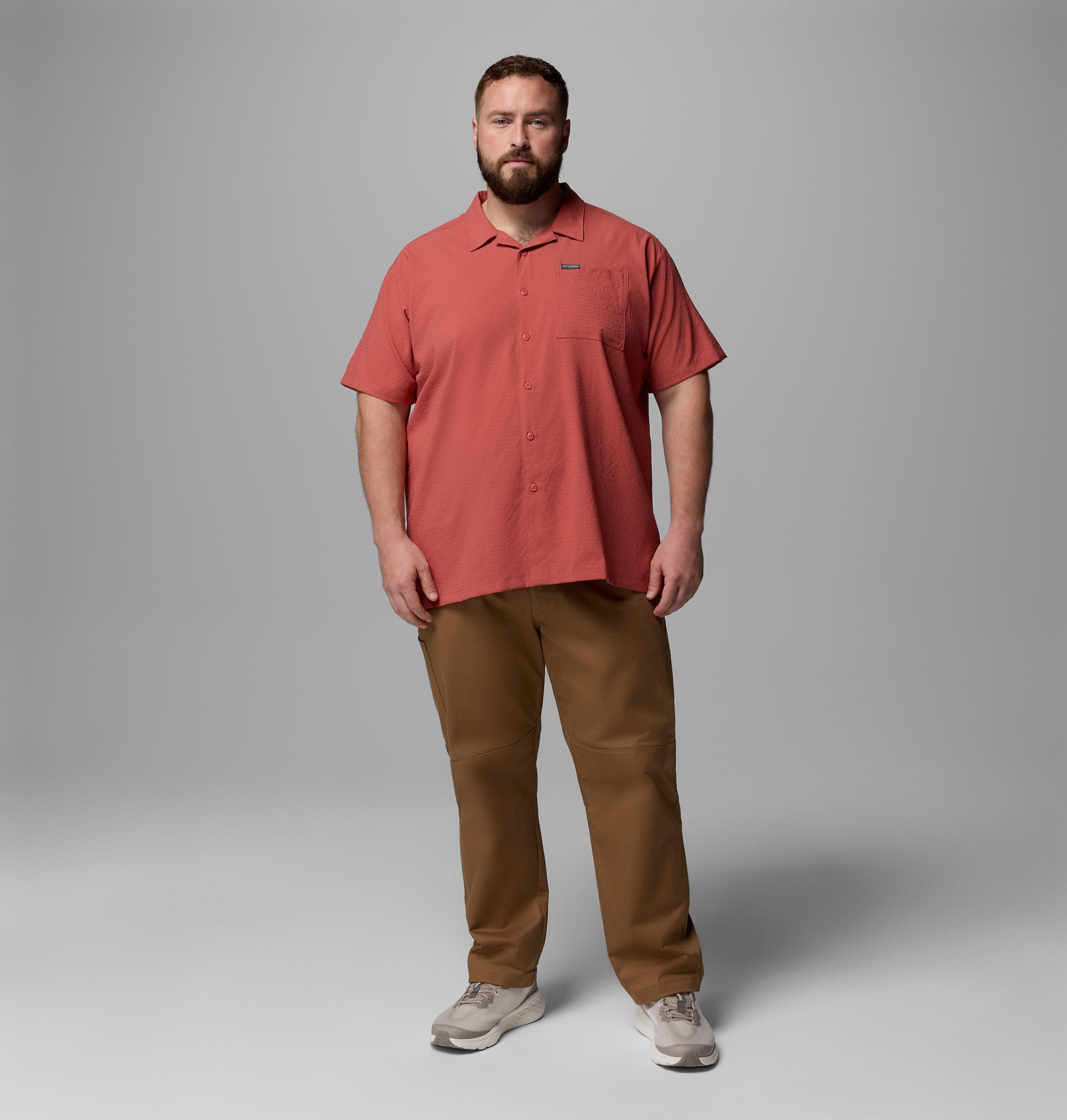 Men's Utilizer Short Sleeve Camp Shirt - Big | 643 | 3X 2
