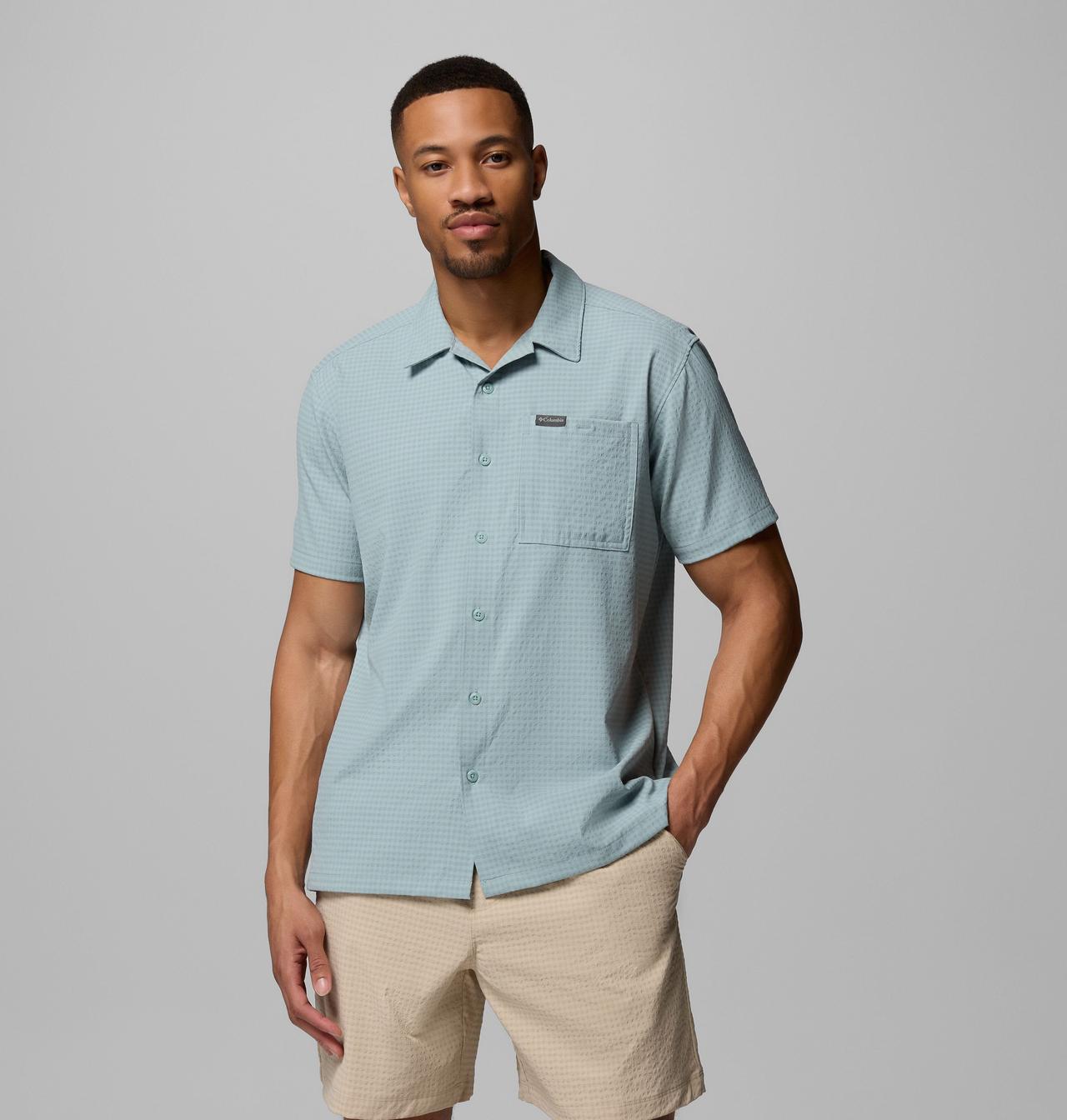 Men's Utilizer Short Sleeve Camp Shirt - Tall | 461 | 5XT 1