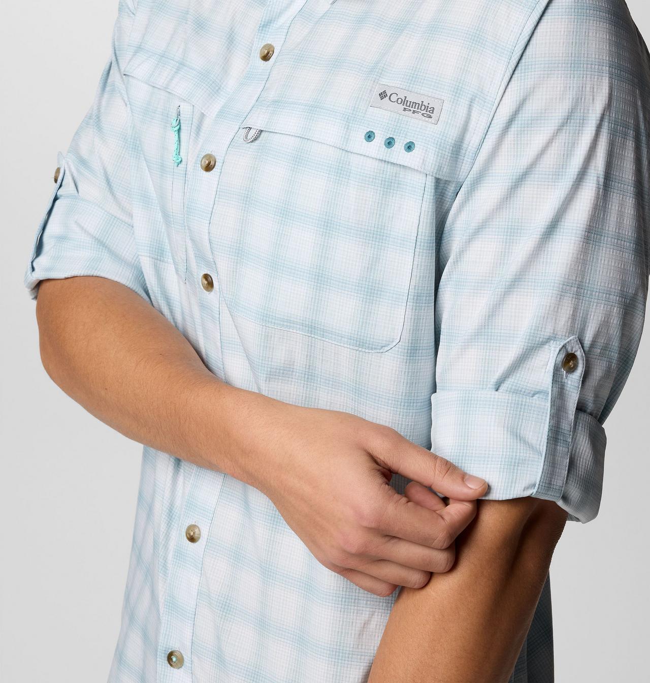 Men's PFG Wild Cast™ Performance Yarn Dye Long Sleeve Shirt 7