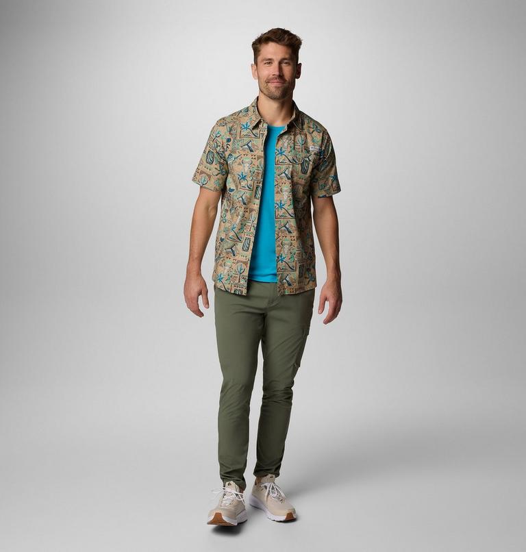 Men's PFG Wild Cast Camp Shirt, Color: Beach Bajabound, image 2