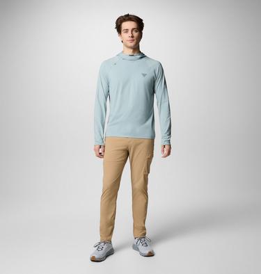 Men's Wild Cast Sun Hoodie, Color: Crushed Blue, image 8