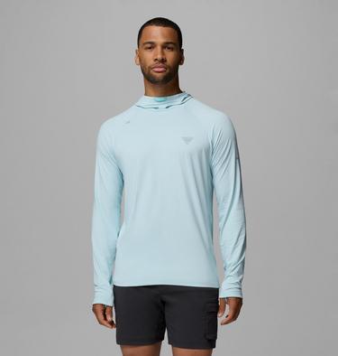 Men's Wild Cast Sun Hoodie, Color: Marine Light, image 9