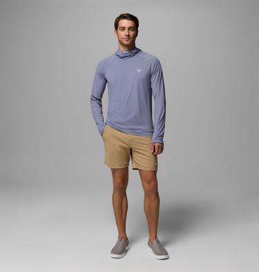 Men's Wild Cast Sun Hoodie, Color: New Moon, image 4