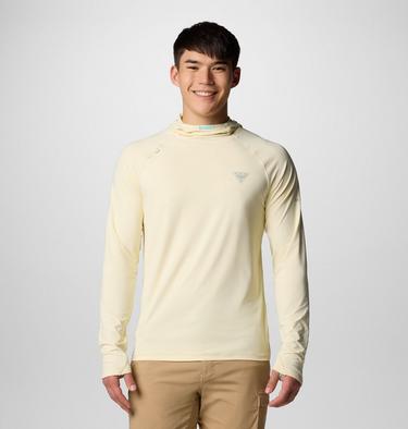 Men's Wild Cast Sun Hoodie, Color: Lemon Wash, image 5