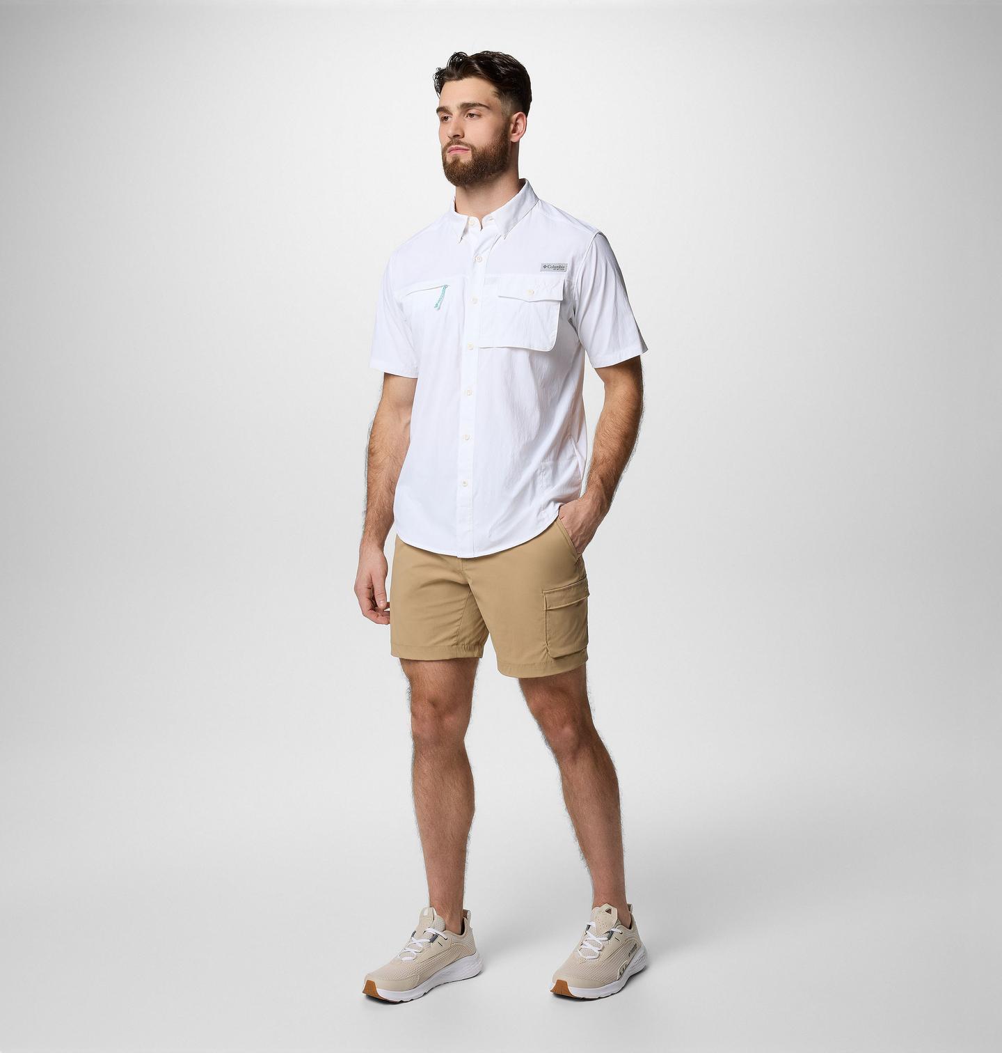 Мужские шорты Columbia PFG Wild Cast, цвет: Пляжный — фото 2