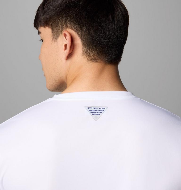 Men's Terminal Tackle PFG X Bentley Long Sleeve T-Shirt, Color: White, PFG Bentley Tarpon Scales, image 6