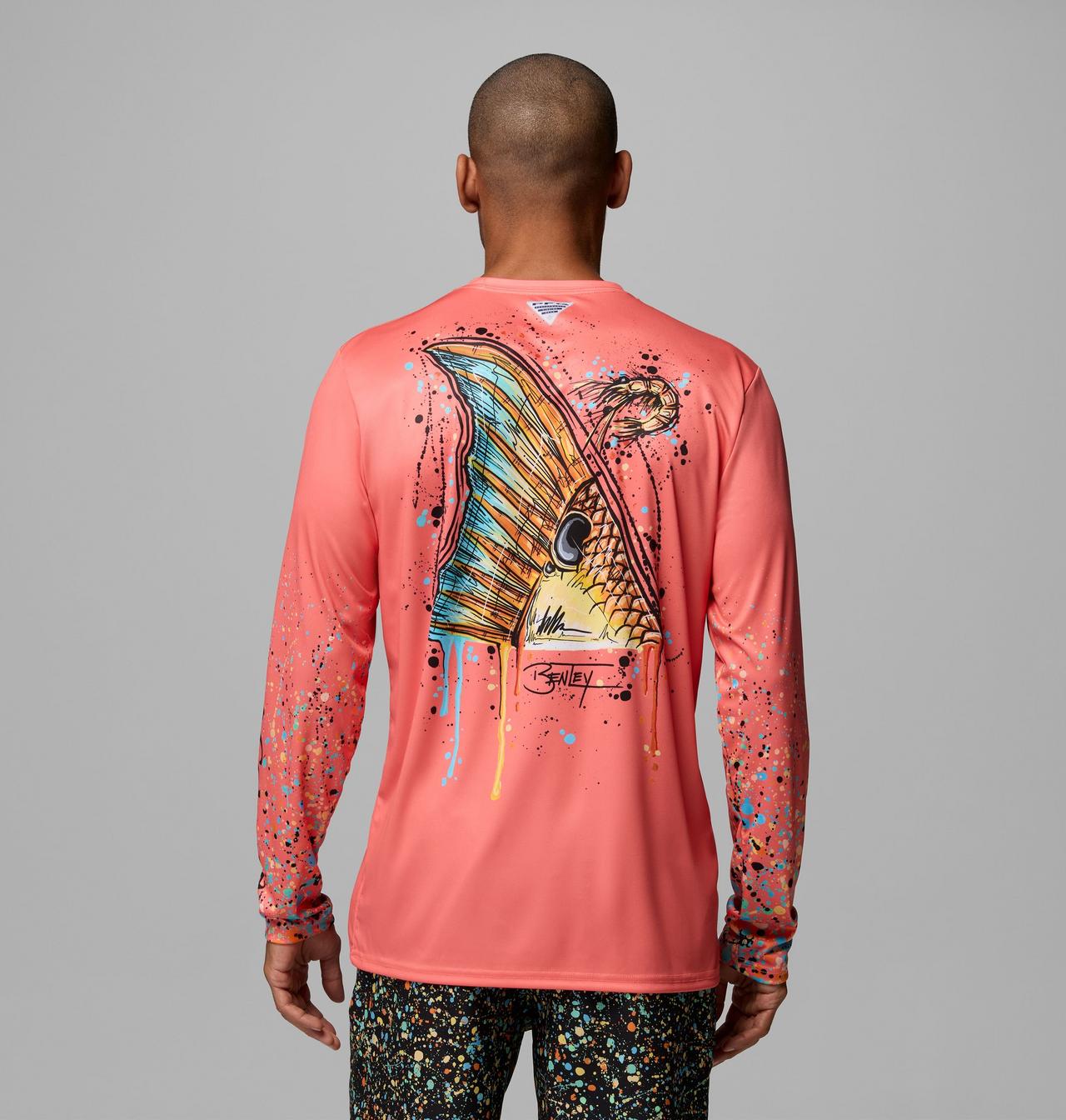 Men's Terminal Tackle PFG™ x Bentley Long Sleeve Shirt | 853 | M 3