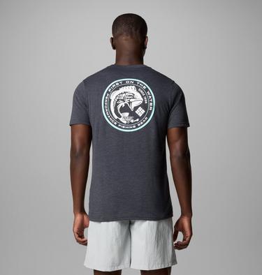 Men's PFG Dorado Taco Technical T-Shirt, Color: Black, PFG Circle Bass, image 3