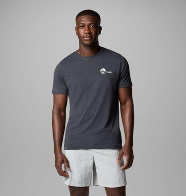 Men's PFG Dorado Taco Technical T-Shirt, Color: Black, PFG Circle Bass, image 1