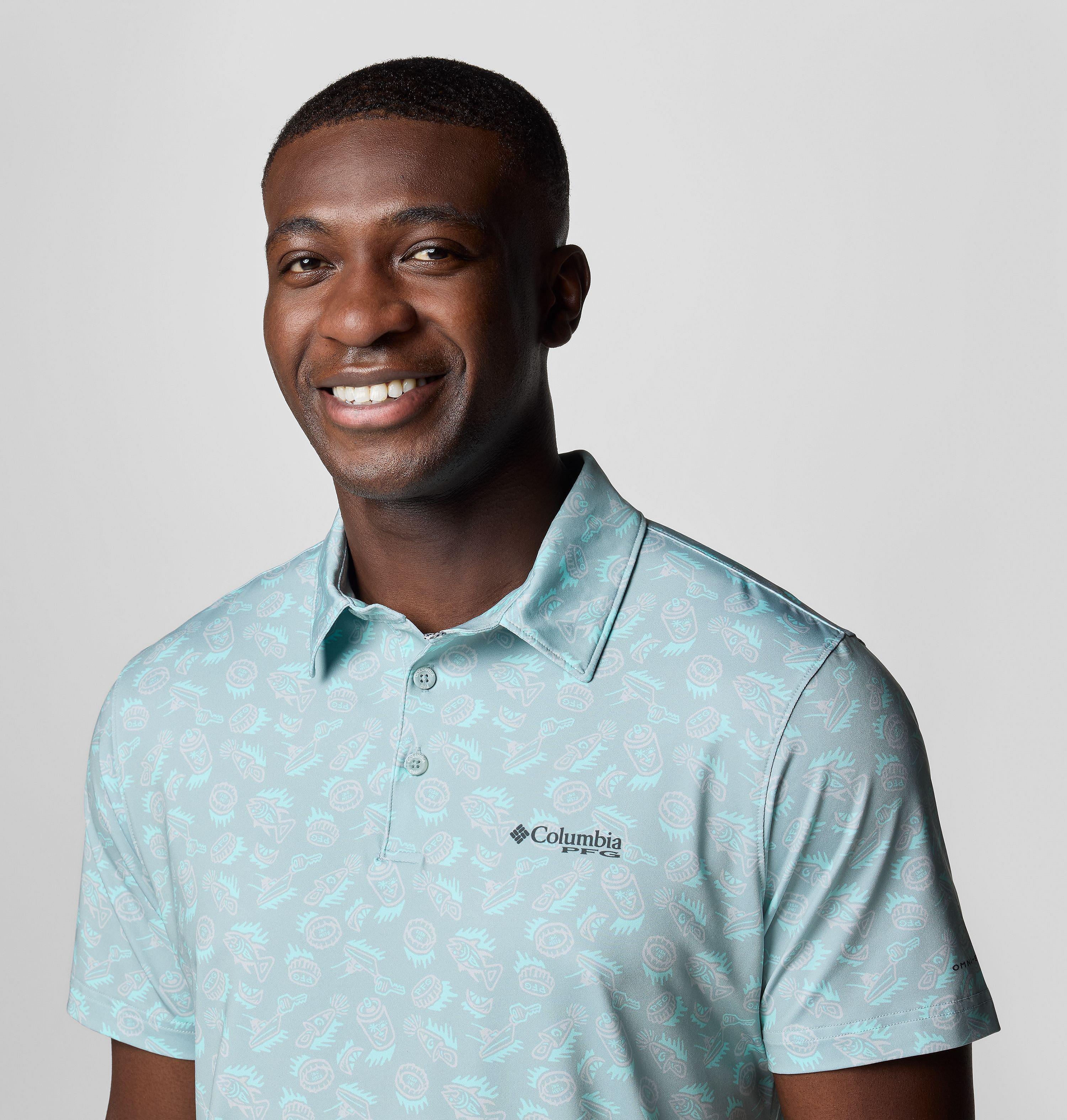 Men's PFG Super Slack Tide II Stretch Polo 5