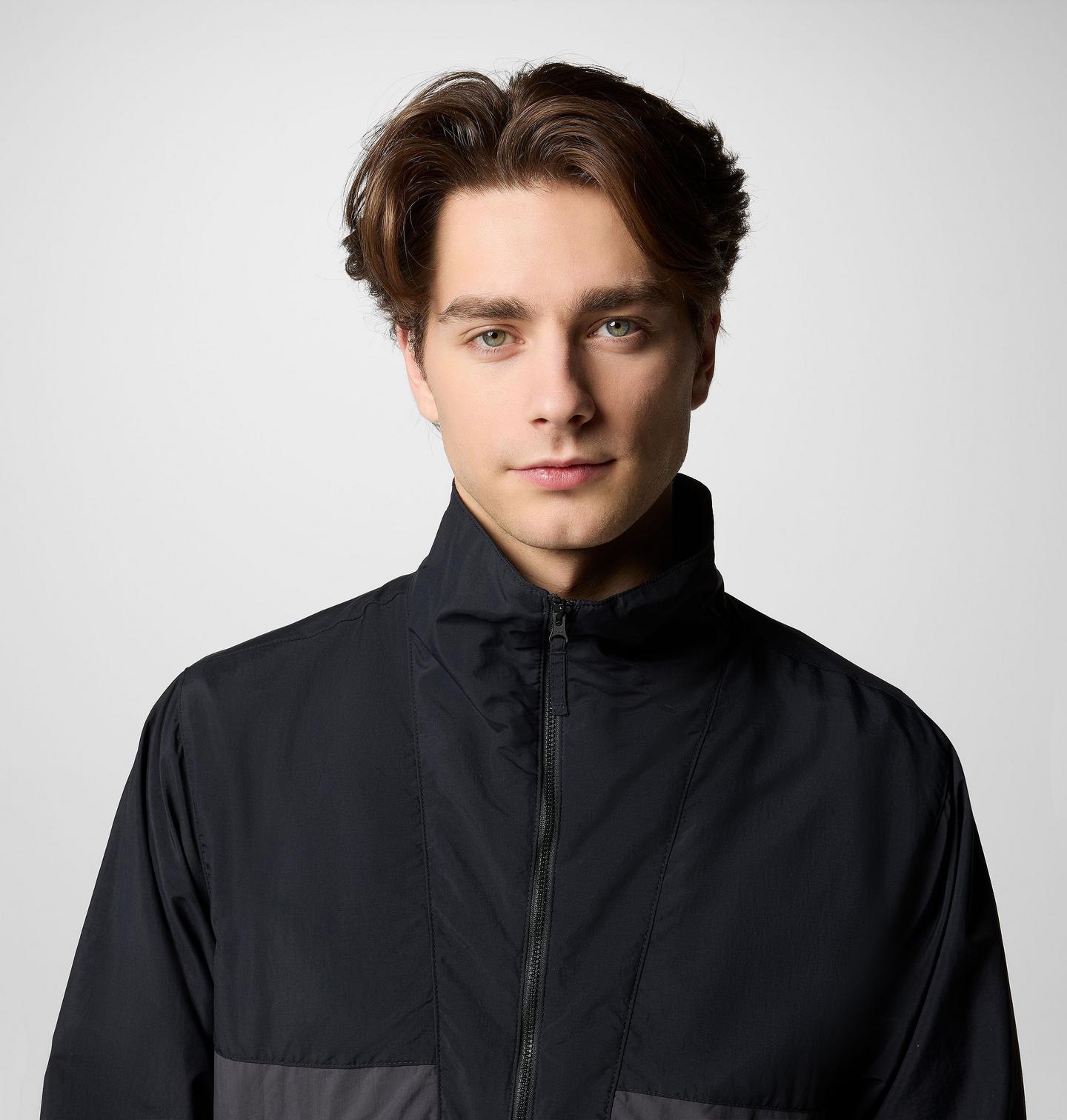 Мужская куртка Columbia Spire Valley Windbreaker, цвет: Чёрный — фото 3