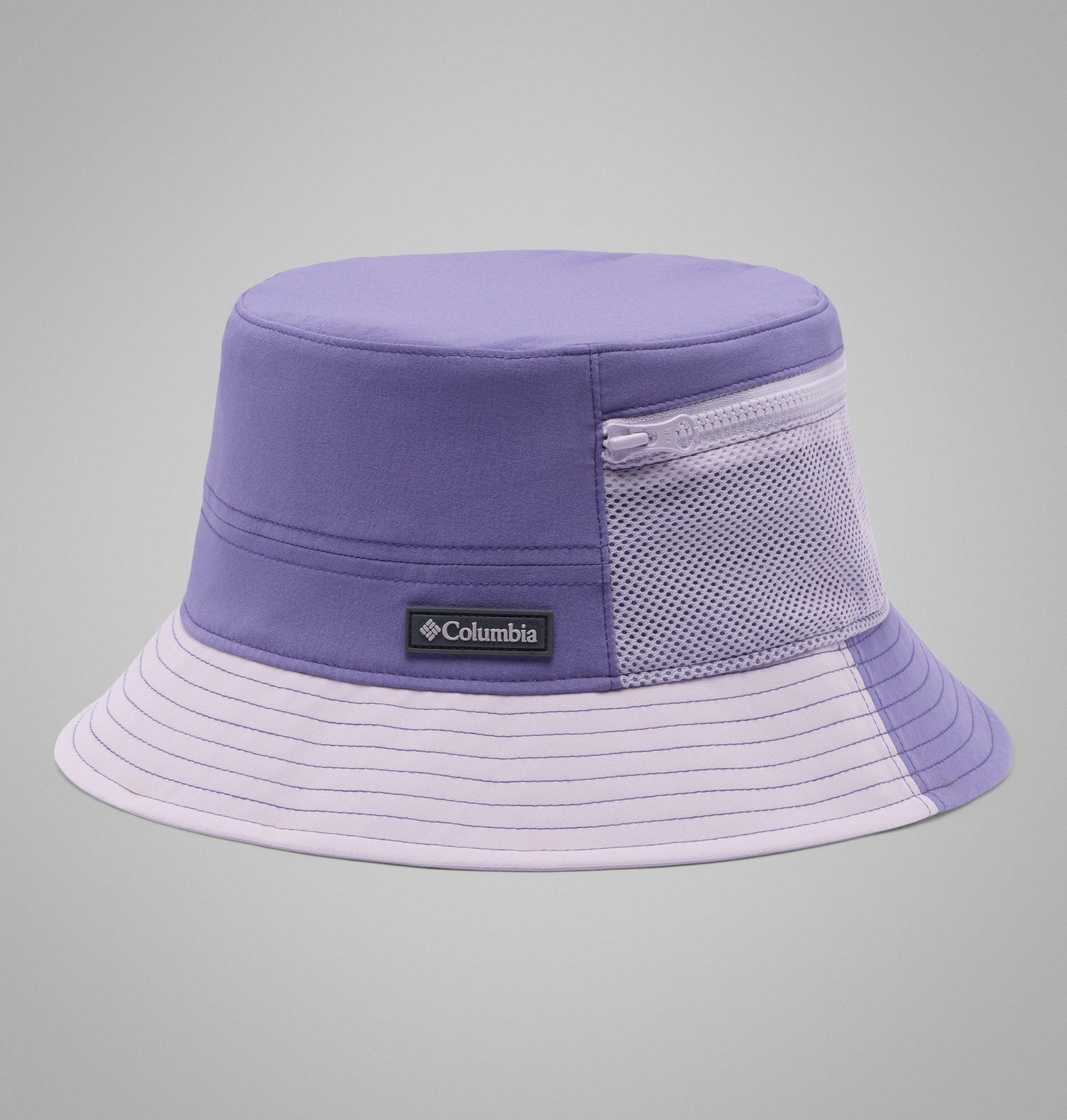 Columbia Sportswear Unisex Purple Columbia - Trek™ Ii Bucket Hat - Stormwatch, Lavender Pearl Medium