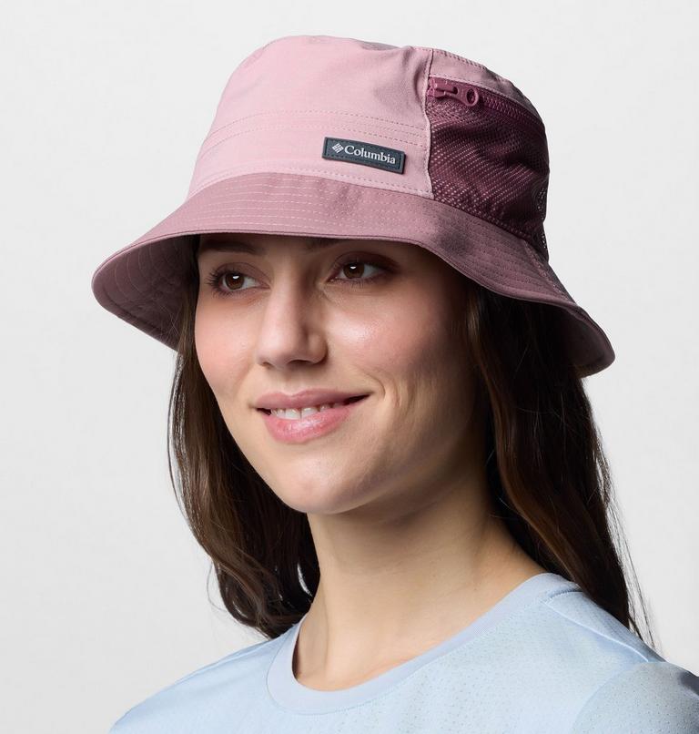 Unisex Trek II Bucket Hat, Color: Eraser Pink, Fig, BFH, image 4