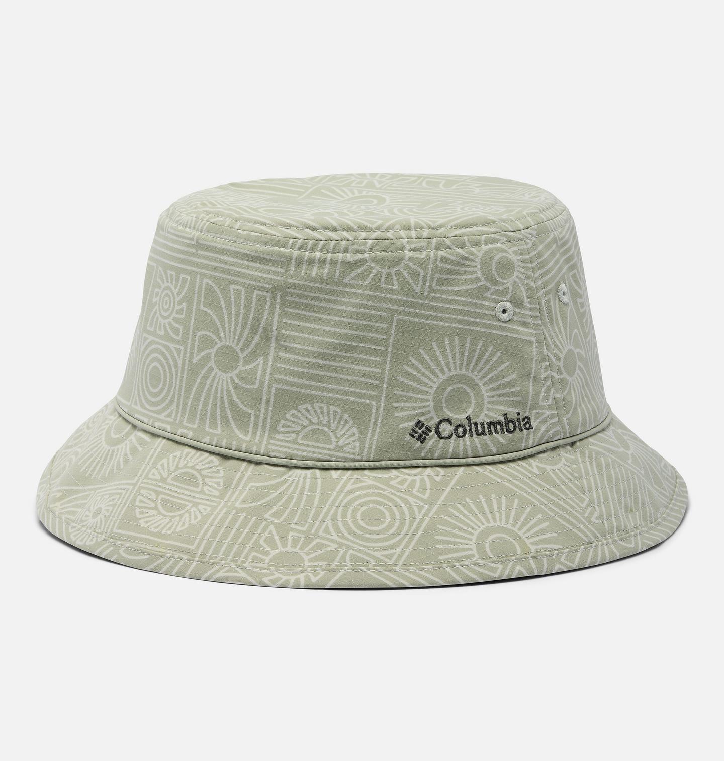 Панама Columbia Pine Mountain II Printed Bucket Hat, цвет: Песочный — фото 1