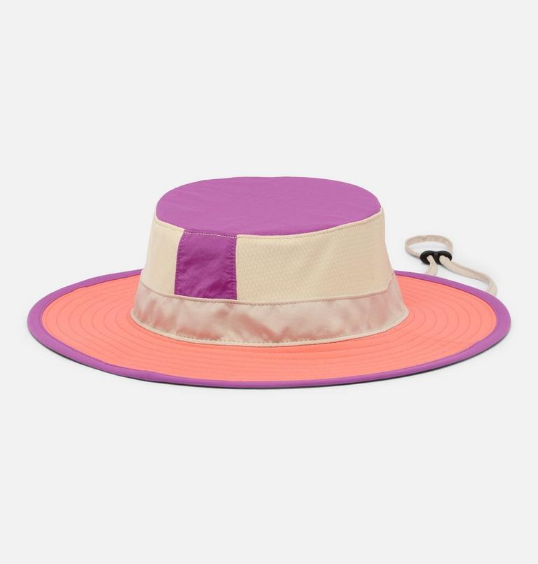 Kids' Bora Bora II Booney Hat, Color: Dark Stone, Hot Coral, Razzle, image 2