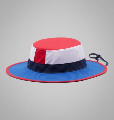 Kids' Bora Bora II Booney Hat, Color: Coll Navy, Mountain Blue, Mountain Red, image 4