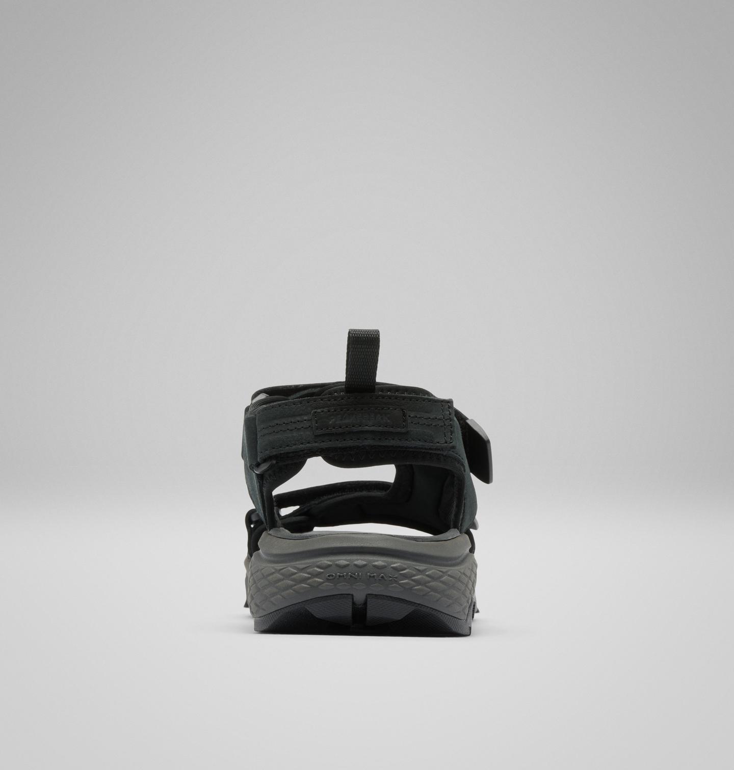 Мужские сандалии Columbia Peakfreak Rush Leather Sandal, цвет: Чёрный / Серый — фото 2