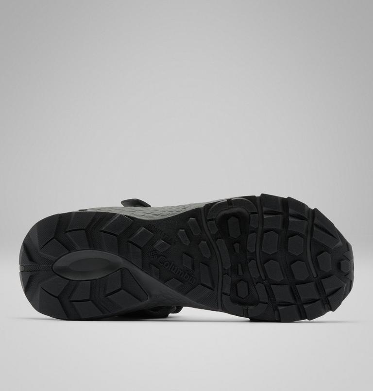 Men's Peakfreak Rush Leather Sandal, Color: Black, Dark Grey, image 5