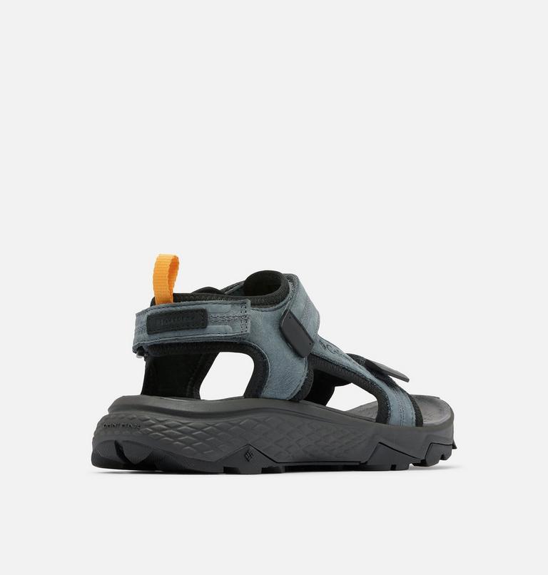 Men's Peakfreak Rush Sandal LEA, Color: Graphite, Mango, image 9