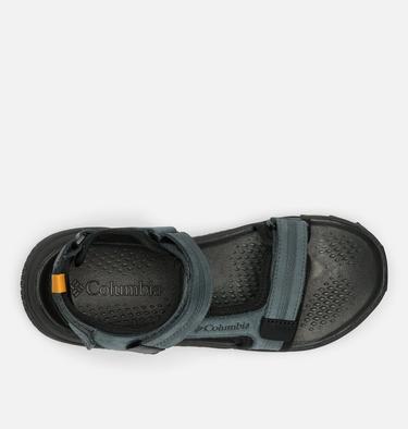 Men's Peakfreak Rush Sandal LEA, Color: Graphite, Mango, image 3