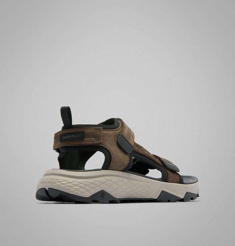 Sandalias de piel Peakfreak Rush para hombre, Color: Cordovan, Pebble, image 9