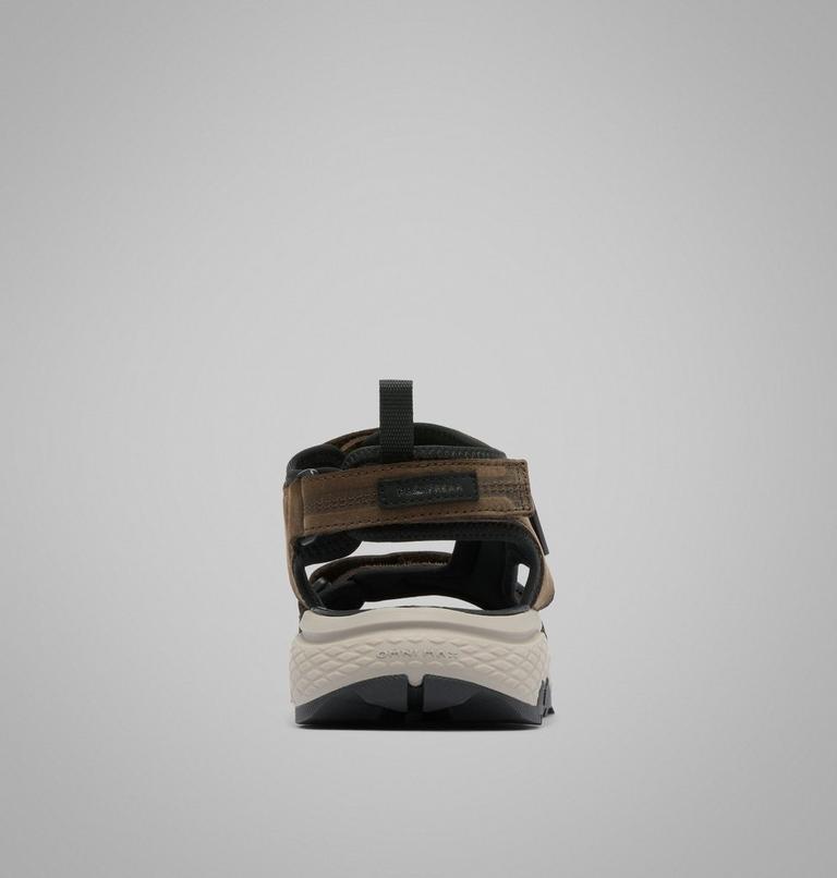 Sandalias de piel Peakfreak Rush para hombre, Color: Cordovan, Pebble, image 2
