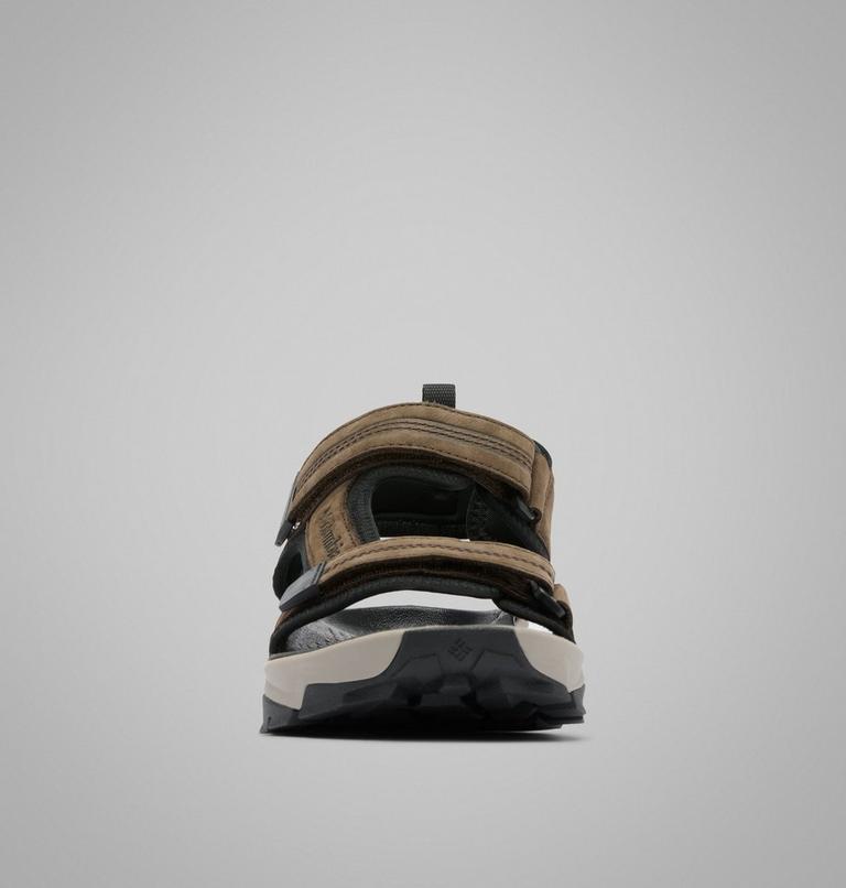 Sandalias de piel Peakfreak Rush para hombre, Color: Cordovan, Pebble, image 8