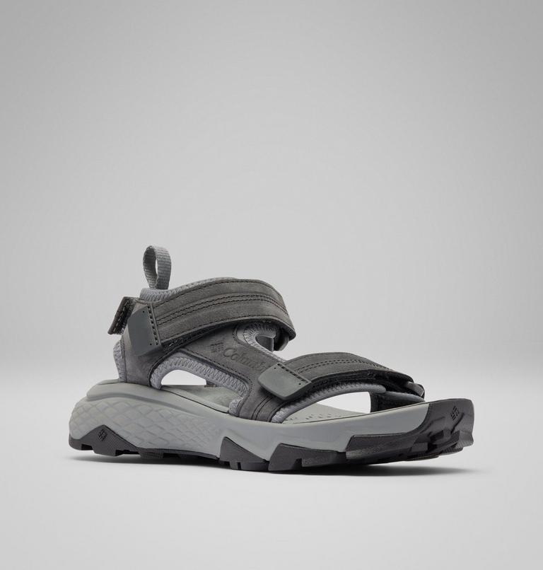 Sandalias de piel Peakfreak Rush para mujer, Color: Shark, Ti Grey Steel, image 3