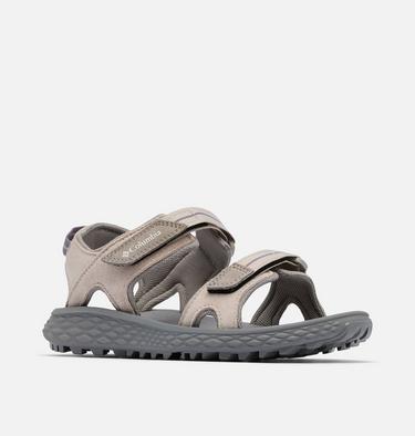 Women's Konos Hiker 2-Strap Hiking Sandal, Color: Soft Taupe, Granite Purple, image 2
