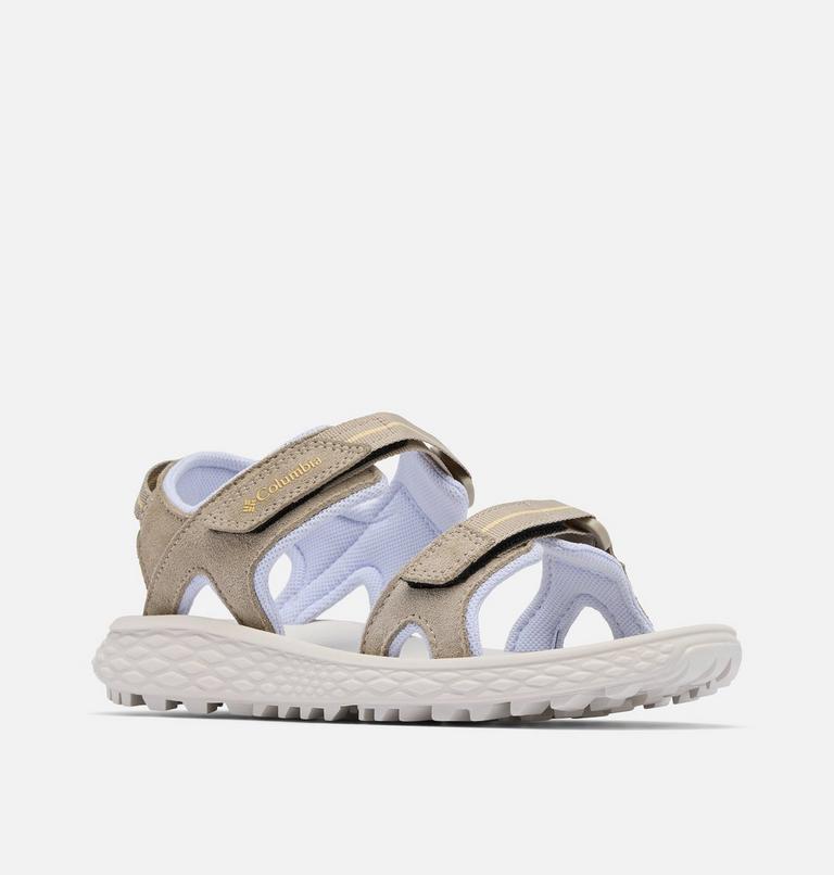 Women's Konos Hiker 2-Strap Sandal, Color: Canvas Tan, Snowdrift, image 3