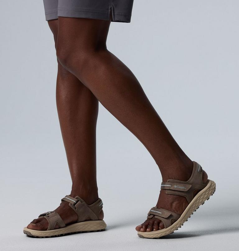 Women's Konos Hiker 2-Strap Hiking Sandal, Color: Wet Sand, Marine Light, image 10