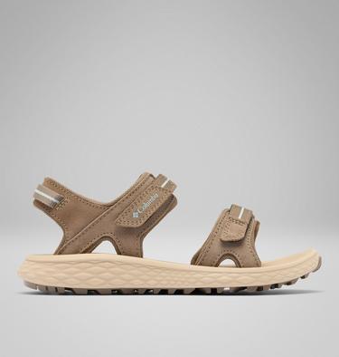 Women's Konos Hiker 2-Strap Hiking Sandal, Color: Wet Sand, Marine Light, image 1