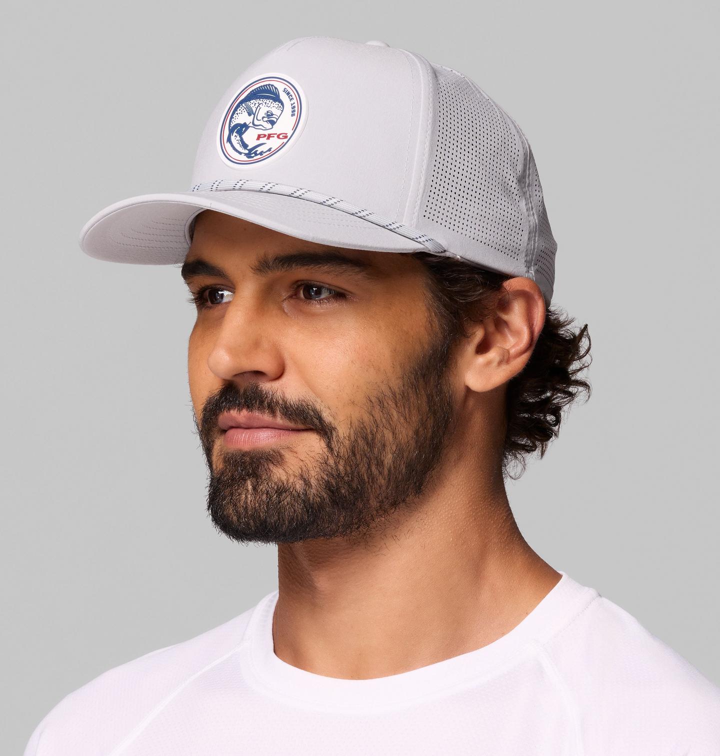 Кепка Columbia Tidal Pursuit 3D Stretch Snap Back Ball, цвет: Серый / Full Circle Dorado — фото 3