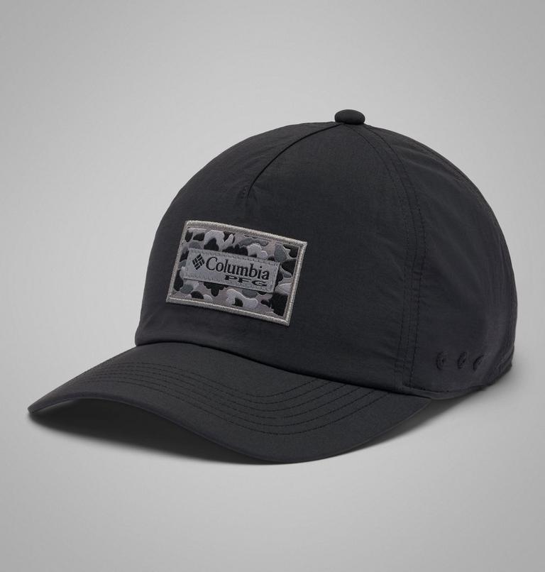 PFG Lost Waters Snap Back Ball Cap, Color: Black, Duck Camo Patch, image 1