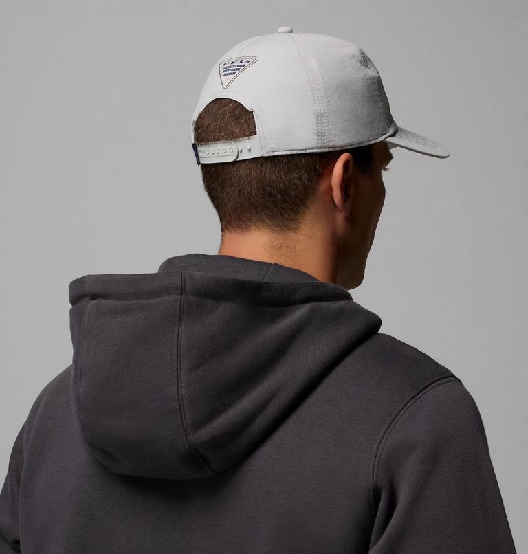 PFG Lost Waters Snap Back Ball Cap, Color: Cool Grey, Duck Camo Patch, image 4