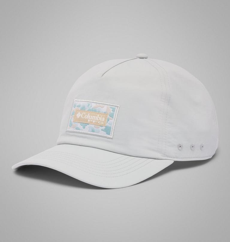 PFG Lost Waters Snap Back Ball Cap, Color: Cool Grey, Duck Camo Patch, image 1