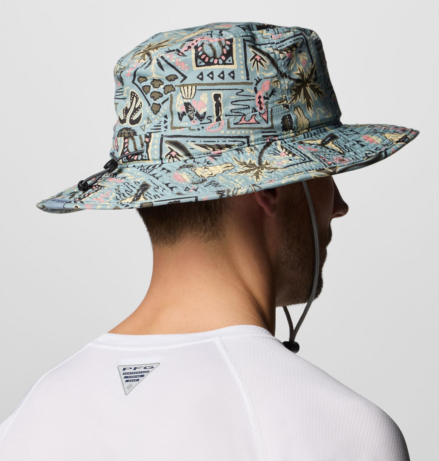Головной убор Columbia Wild Cast Booney Hat, цвет: Синий — фото 4
