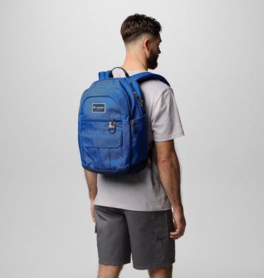 Unisex Buxton Unisex 26L Backpack, Color: Mountain Blue, Collegiate Navy, image 4