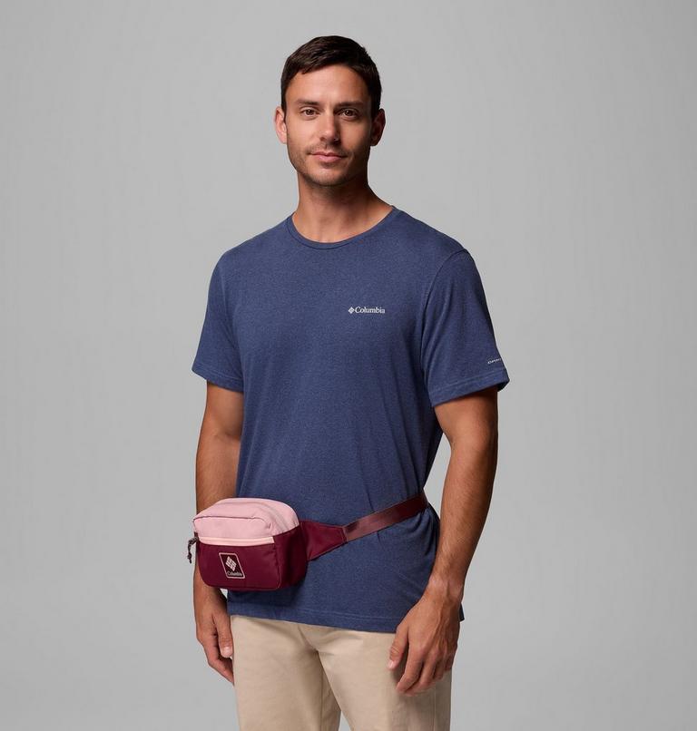 Trail Traveler Hip Pack, Color: Rich Wine, Eraser Pink, image 3