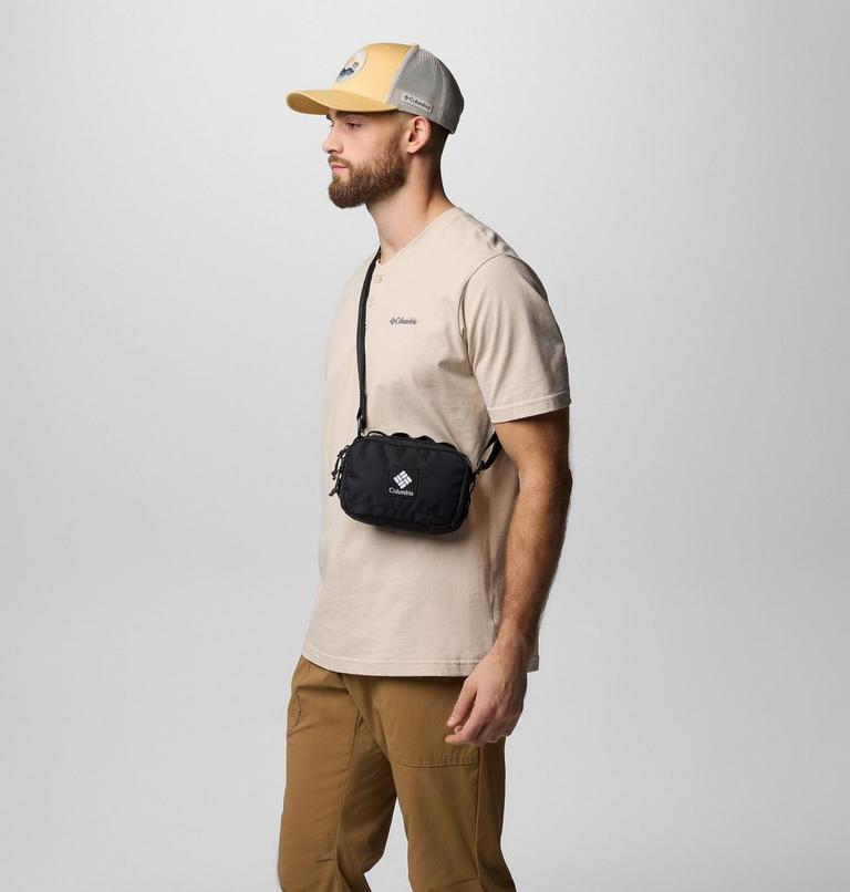 Unisex Trail Traveller Crossbody Bag, Color: Black, image 2