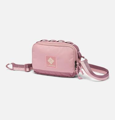 Unisex Trail Traveller Crossbody Bag, Color: Eraser Pink, Fig, Lemon Wash, image 7