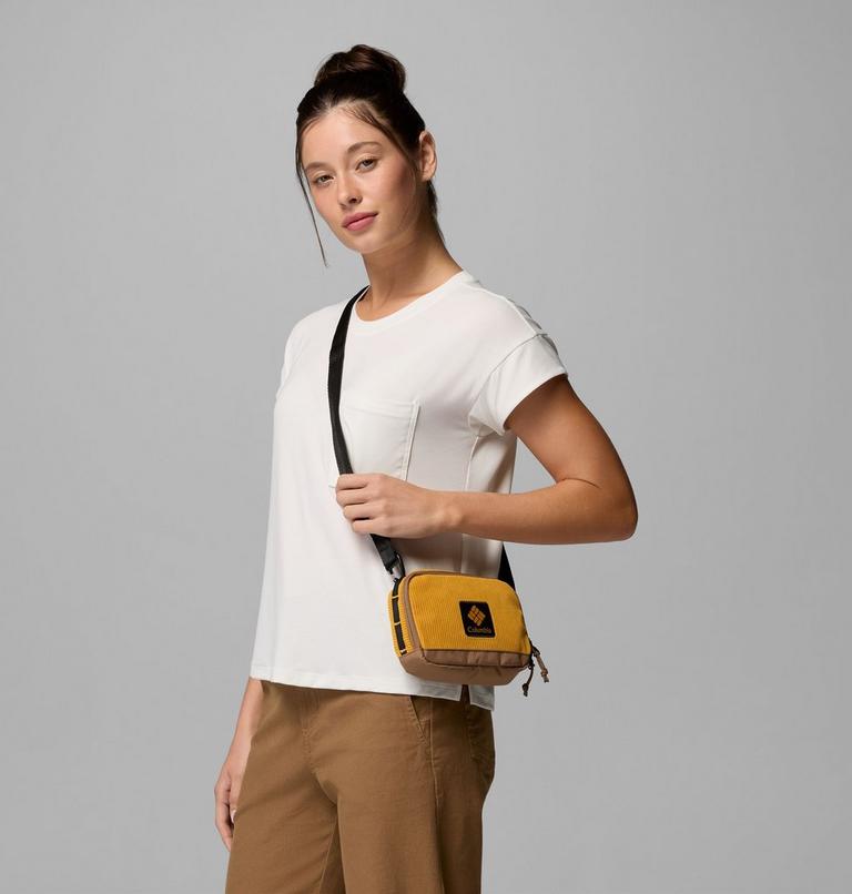 Unisex Trail Traveller Crossbody Bag, Color: Squash Corduroy, Delta, image 5