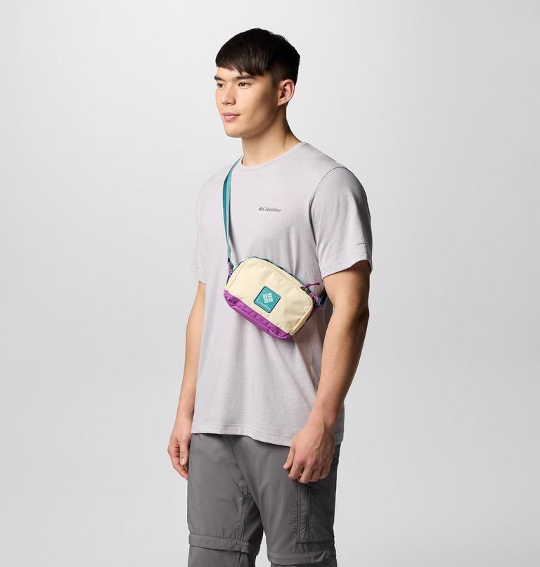Unisex Trail Traveller Crossbody Bag, Color: Lemon Wash, Razzle, River Blue, image 2