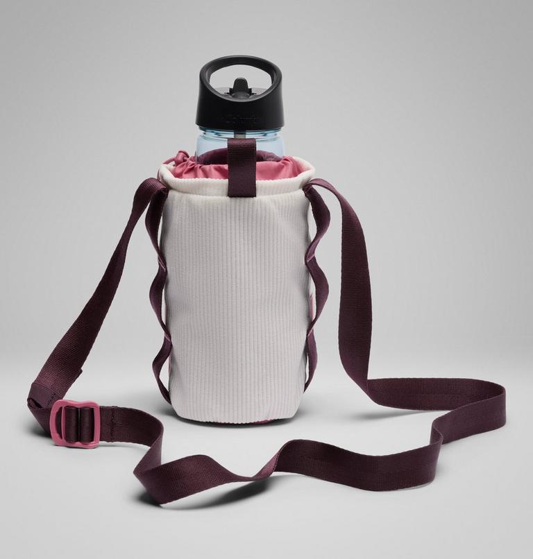 Unisex Trail Traveler Water Bottle Sling, Color: Sea Salt Corduroy, Rosette, Moonvista, image 2